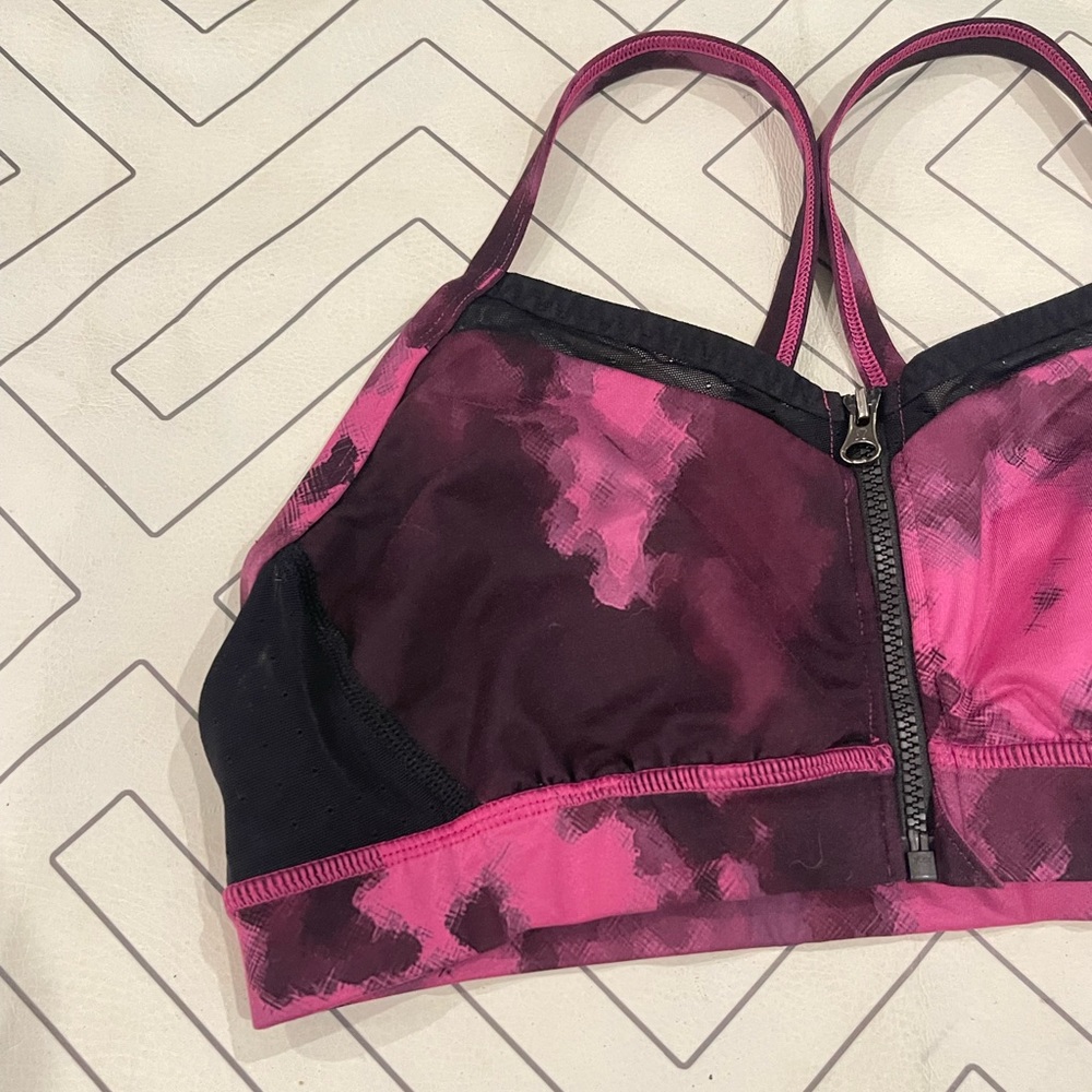 Lululemon Zip Front Sports Bra - Picture 3 of 8